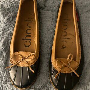 Chooka Size 9 Duck Skimmer Waterproof Shoes - excellent used condition